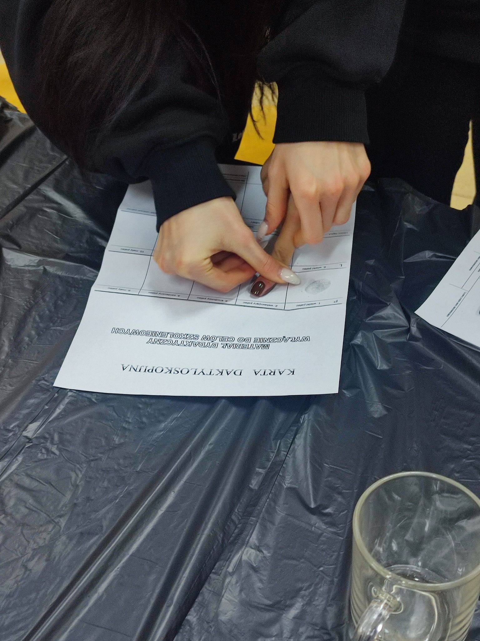 Warsztaty kryminalistyczne dla klas pierwszych liceum