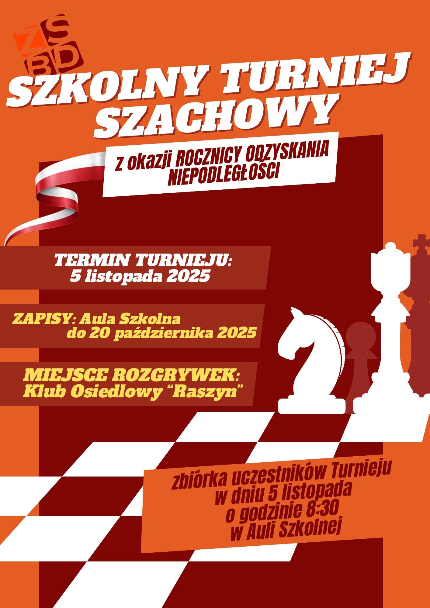 ♟️ Szkolny Turniej Szachowy ♟️