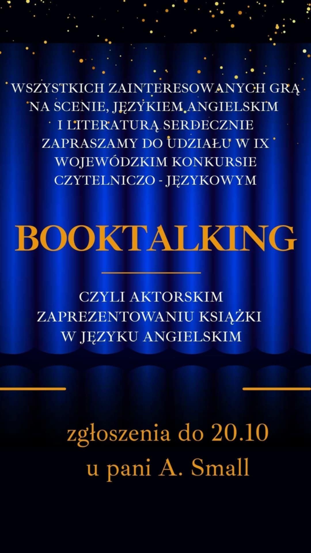 Konkurs Booktalking